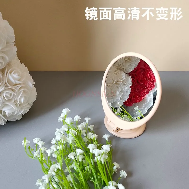 Tragbarer Schminkspiegel, faltbarer Schreibtisch, kleiner Spiegel zum Aufhängen, kompakter und tragbarer Spiegel