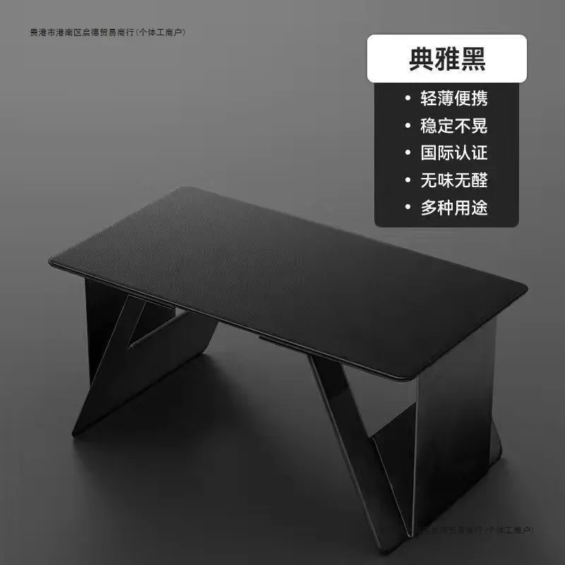DurableBed Small Table Folding Lift Lazy Table Dormitory Laptop Desk Computer Table Household Plastic
