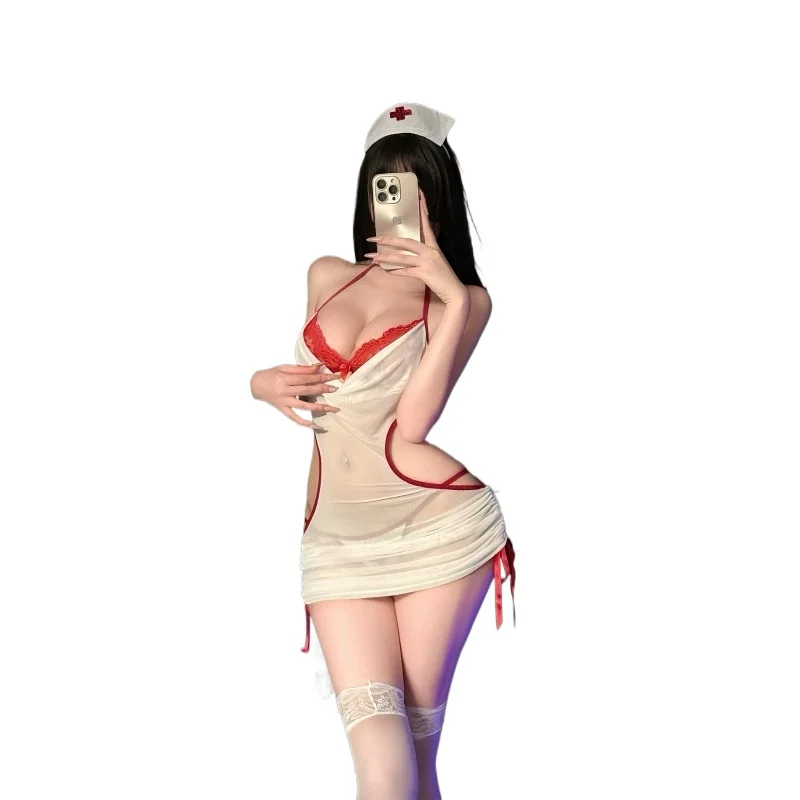 

Japanese Porno Lingerie Perspective Lenceria Sexi Exotic Costume Sexy Cosplay Nurse Uniform Sexy Pajamas Babydoll Hip Wrap Skirt