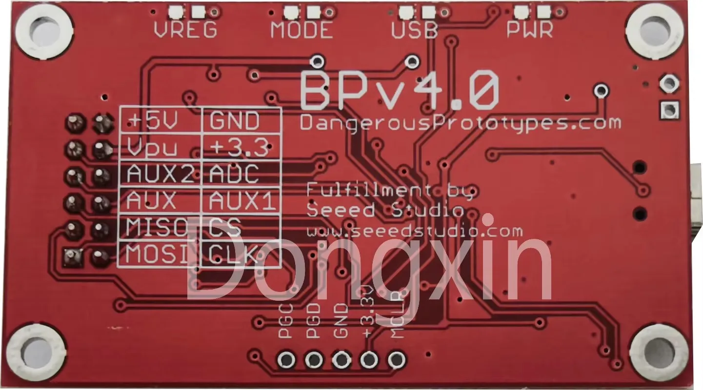 Bus Pirate v4 development board downloader serial port simulation debugger programmer bus detector development board