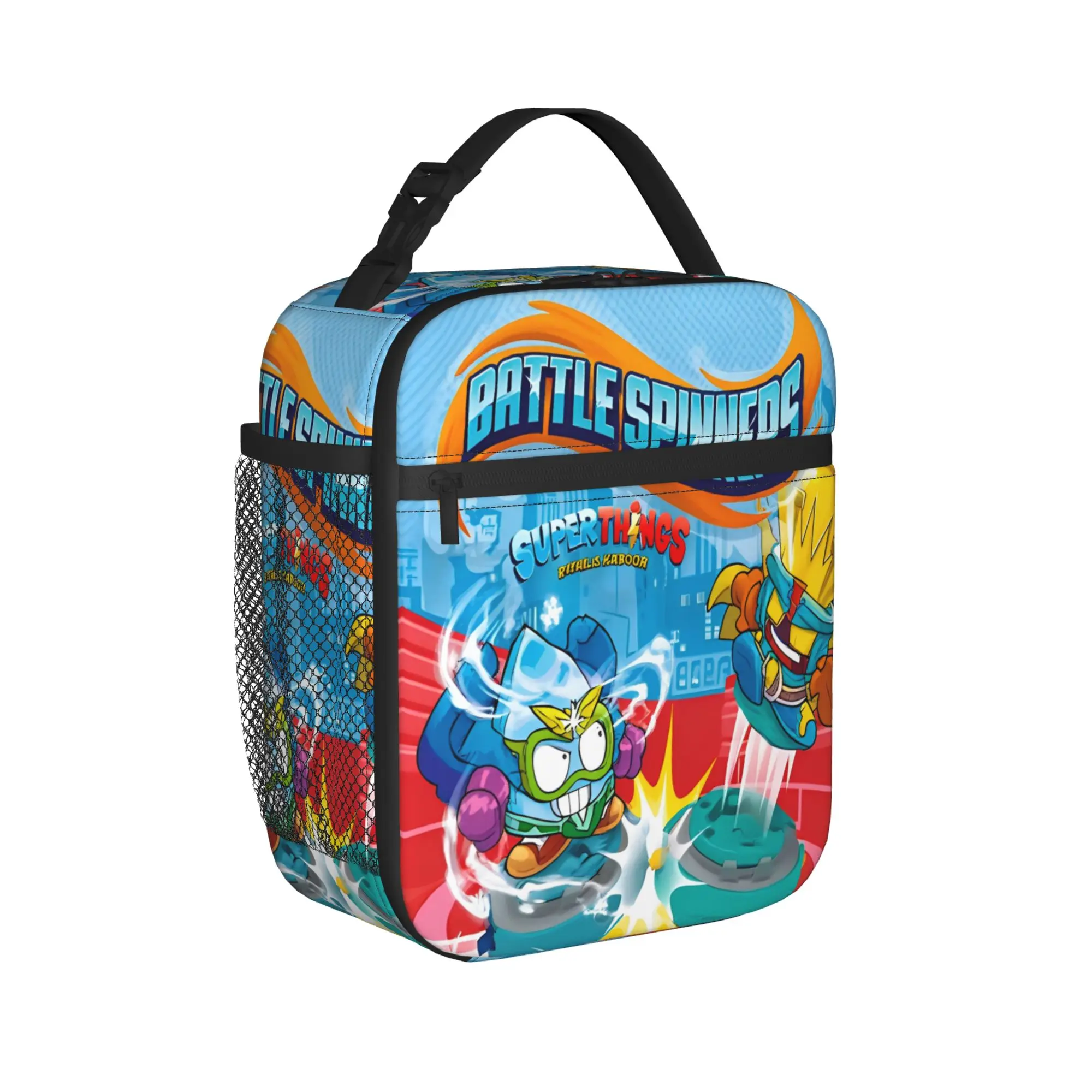 

Термосумки для обедов SuperThings Cartoon, многоразовые, контейнеры для еды Super Zings, портативные сумки-тоут для детского сада