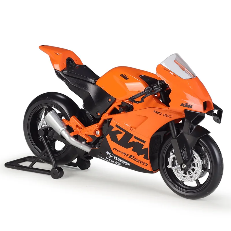 Welly 1:12 KTM RC8C Motorcycle Models Alloy Model Motor Bike Miniature Race Toy For Gift Collection