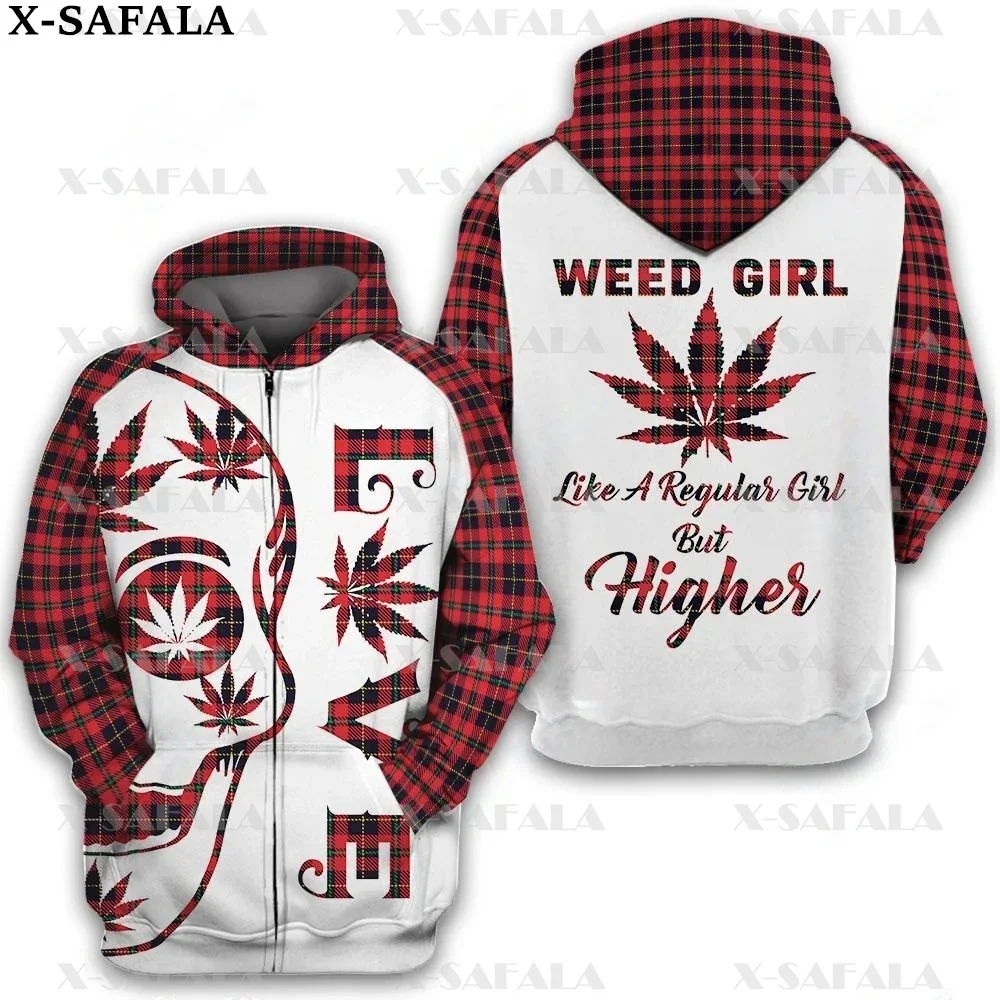 Smoker SMOKE HIGHER WEED SKULL HAPPY Leaf 3D Print Zipper Hoodie Man Female Pullover Sweatshirt Hooded Jacket Jersey Tracksuits2