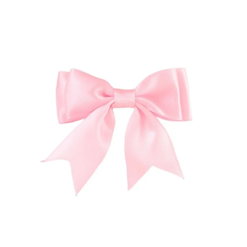 10Pcs New Colorful Satin Double Layer Ribbon Bow Handmade DIY Crafts Ribbon Bow Patches Satin Bow Patch Garment Design Materials