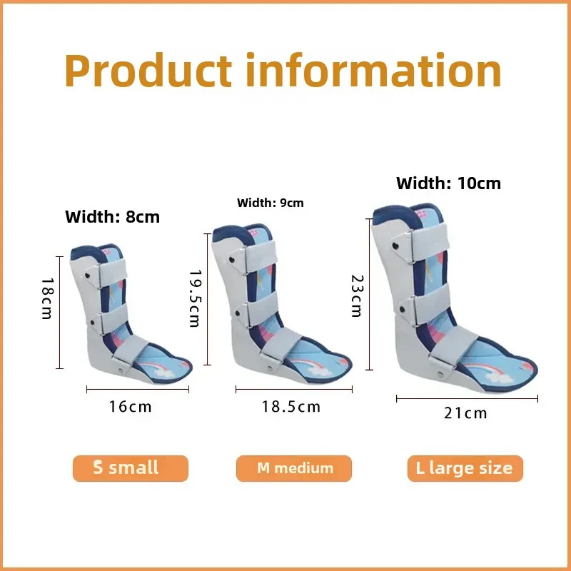 Children's Special Ankle Fixation Brace Calf Brace Ankle Support Instead of Plaster Shoes Lower Limb Walking Brace