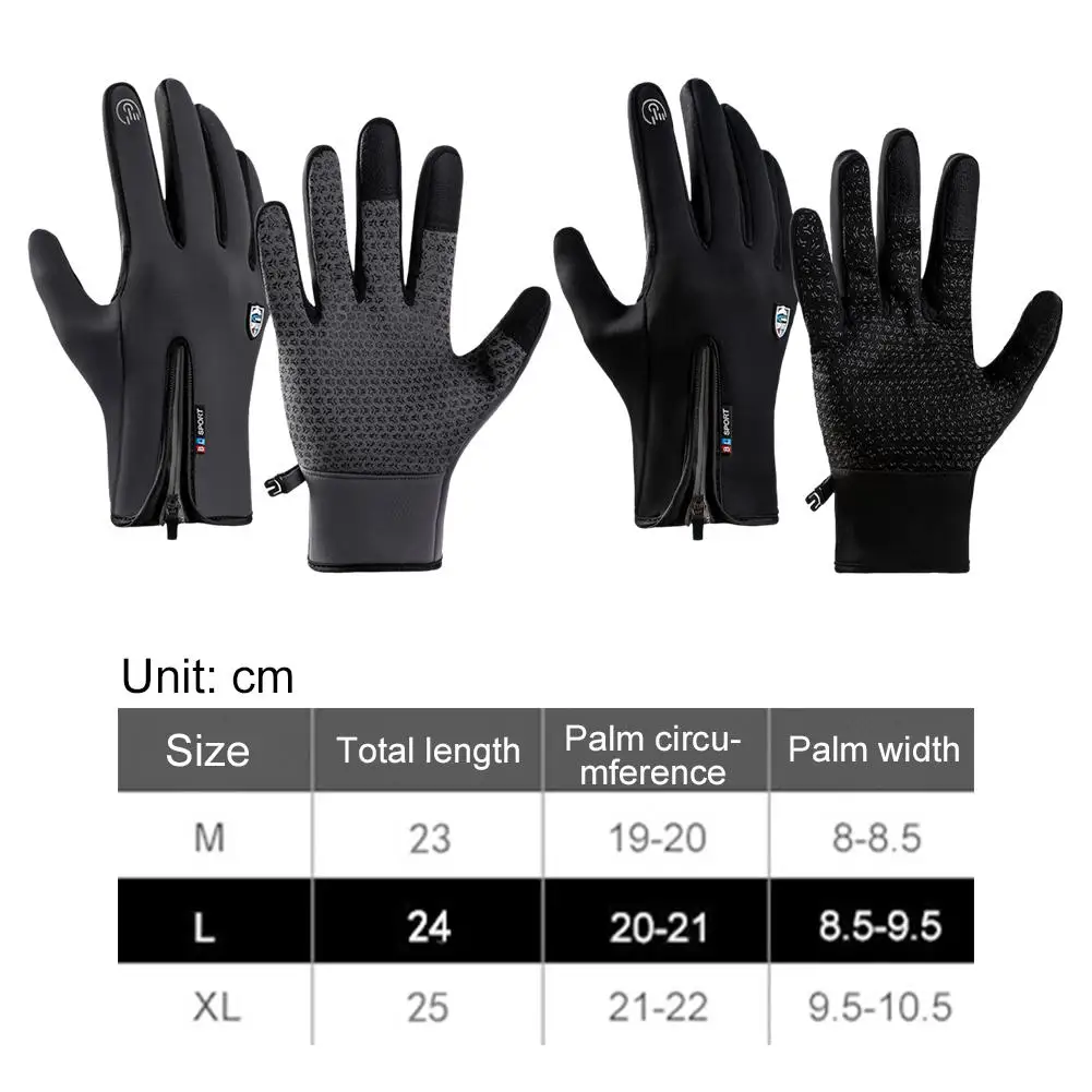 NEUE Warme Handschuhe Outdoor Radfahren Fahren Wasserdichte Anti-Kälte Beheizte Handschuhe Winddicht Nicht Slip Frauen Männer Winter Ski Handschuh