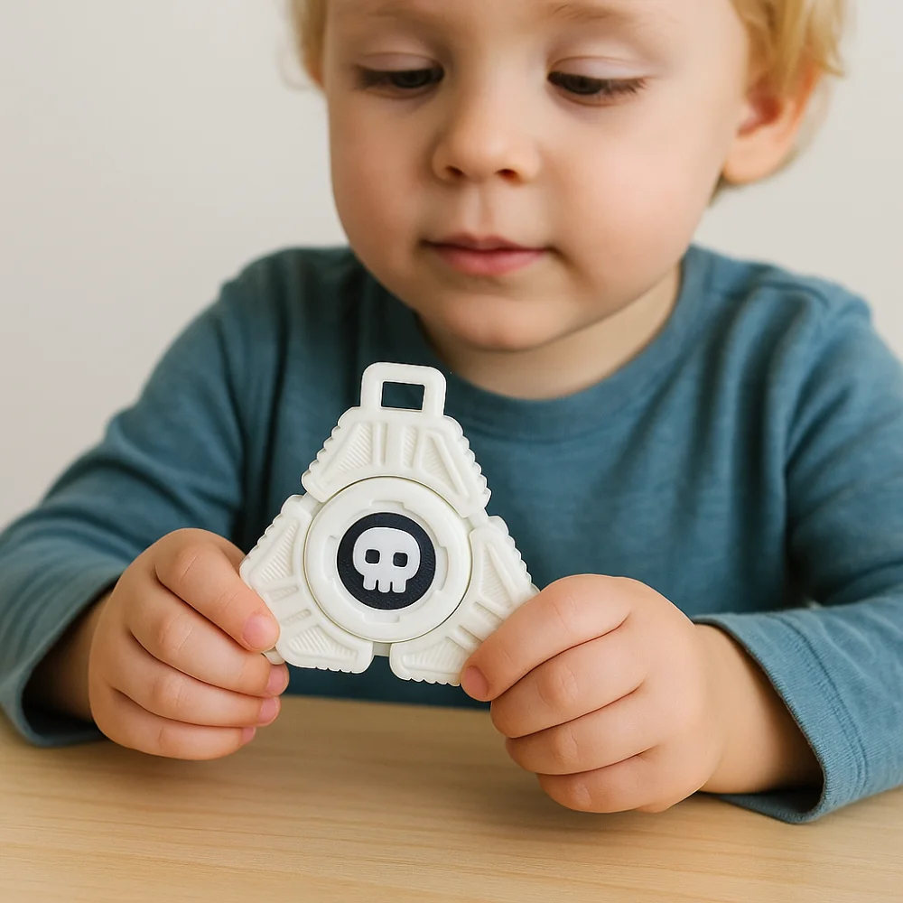 Plastics 3D Printed Fidget Spinner Spinning No Resistance Fingertip Gyro Rotation Fingertip 3D Gyroscope Boys Girls