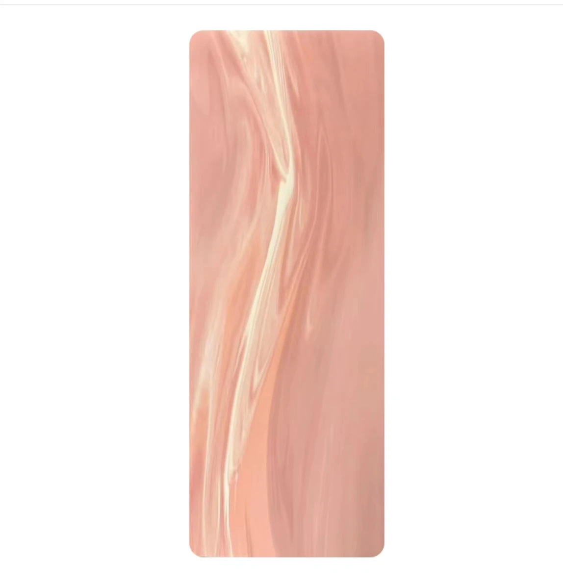 

Напечатанные на заказ 5 мм резиновые коврики из искусственной кожи с изогнутым дизайном для йоги, пилатеса, фитнеса, тренажерного зала