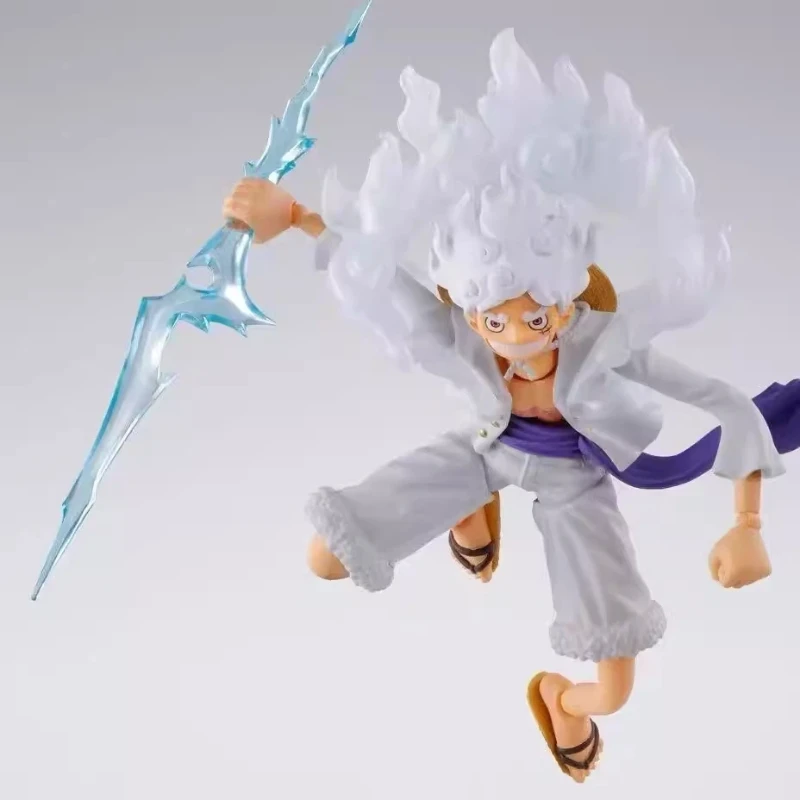 16cm Domestic One Piece Boxed Action Figure Gear 5 Nika Luffy Portgas D Ace Articulated Model With Replaceable Parts For Fans - view 5
