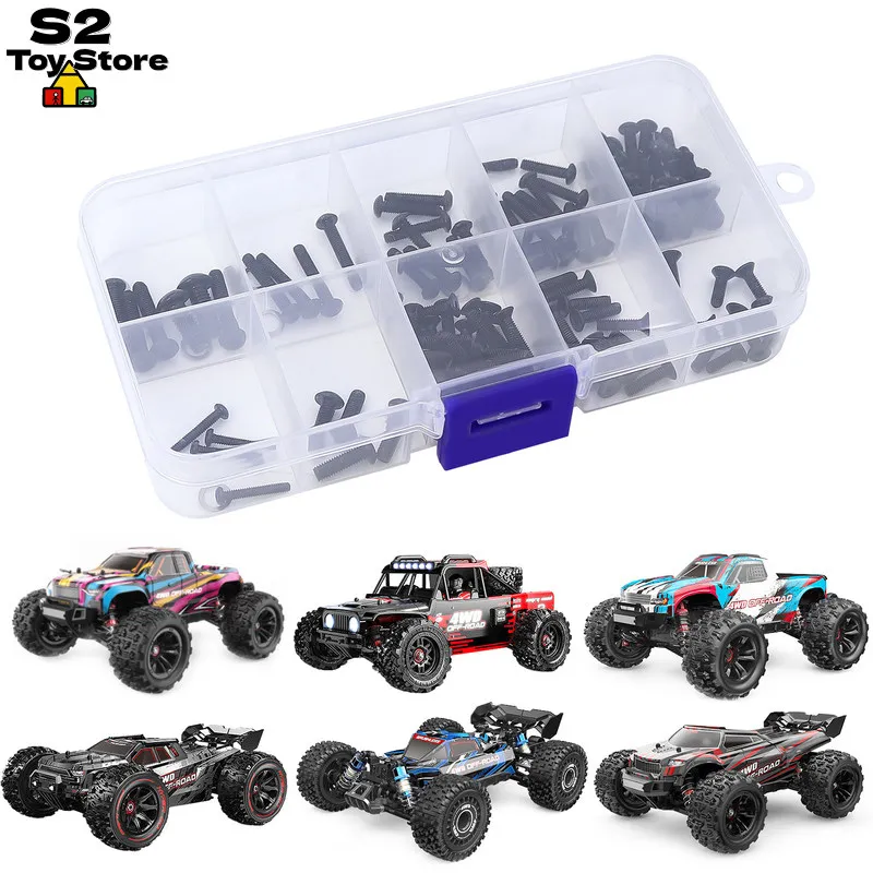 

Набор шестигранных винтов Mjx для радиоуправляемых моделей 1/14 (14209, 14210) и 1/16 (16207, 16208) с пластиковым кейсом для хранения