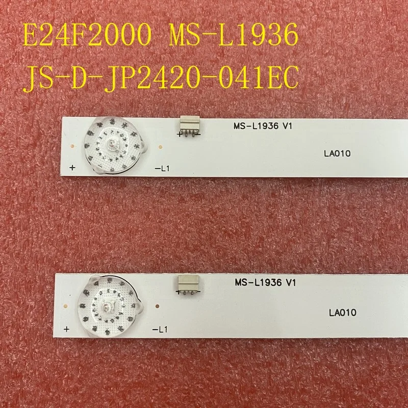 2 unids/set barra de retroiluminación LED para E24F2000 MS-L1936 JS-D-JP2420-041EC UA24DF2110T2 V1 SHIVAKI STV-20LED17