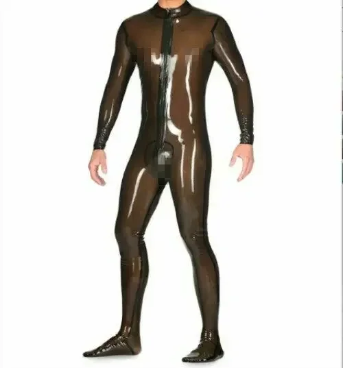 

Latexanzug Сексуальная униформа Комбинезон Kostüm Latex Gummi Wetlook Smokegrey 0,45 мм модный