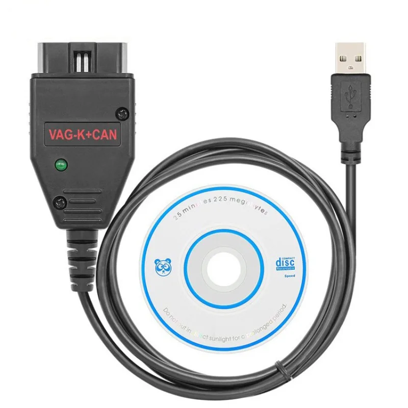 

New for VW/AUDI Car Accessories OBDII Scanner VAG K+CAN OBD2 Diagnostic Tools with FT232RL PIC18F25K80 Chip Cable Commander 1.4