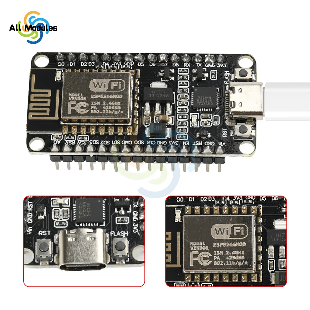 FT232 NodeMCU Lua V3 ESP8266 Serial Port WIFI Modul Entwicklungsboard basierend auf ESP8266 ESP-12E