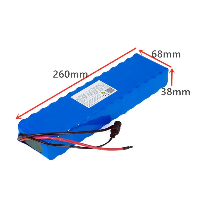 Bateria litowa 24 V 10 Ah 7S4P 250 W 29,4 V 10000 mAh 18650 pakiet skuter elektryczny 15A gniazdo zasilania BMS + ładowarka 29,4 V 2A