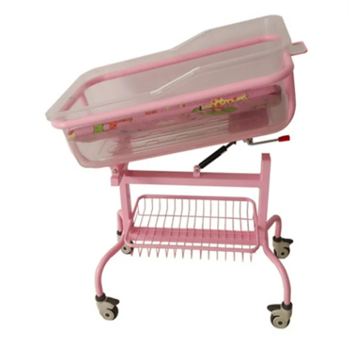 EU-0236 hospital baby bed with ABS basin hospital bassinets for infant