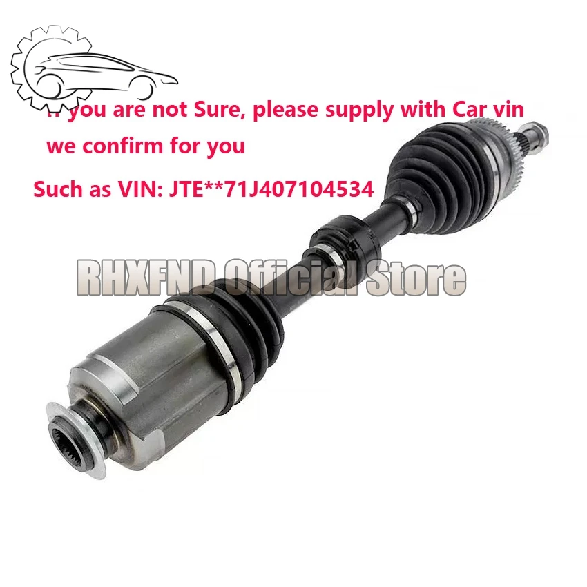 495002W100 49500-2W100 49501-2W050 COMPLETE AXLE Drive SHAFT For Hyundai Santa Fe 2.2 CRDi 2.0 CRDi D4HA D4HB engine