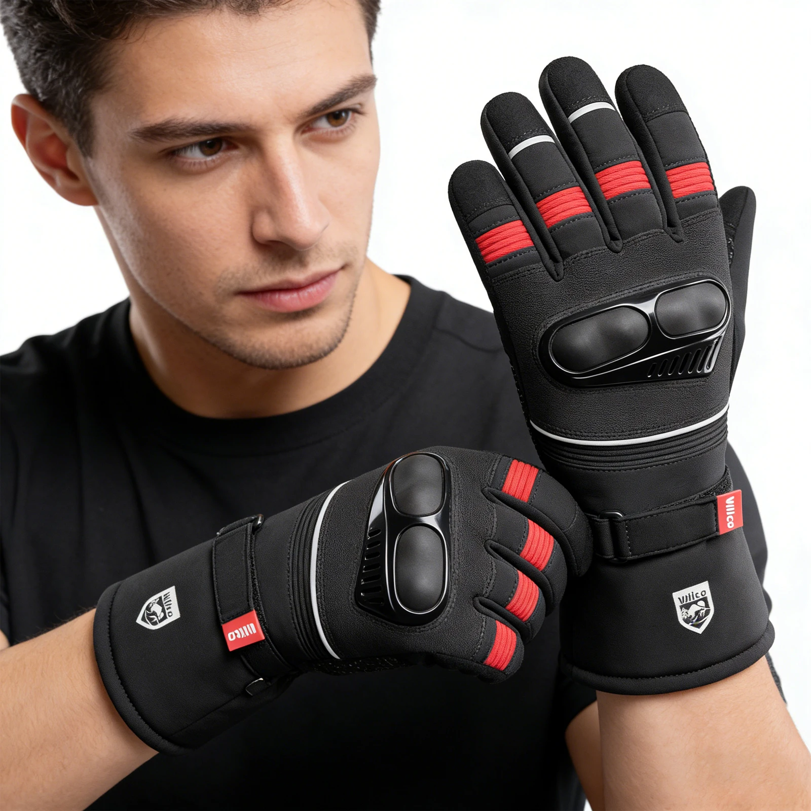 

Hunting Gloves Tactical Gear Breathable Full Finger Motorcycle Gloves Quality Stylishly Decorated Antiskid Wearable Gloves
