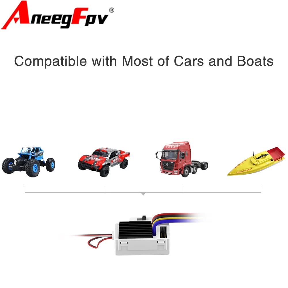 Radiolink مقاوم للماء نحى ESC COOL 9030 90A سرعة تحكم مع 5.5 فولت/3A 7.5 فولت/3A BEC ل Traxxas SCX10 HSP سيارة قارب الزاحف
