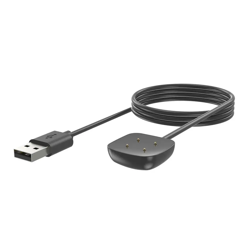 Inteligentny zegarek stacja ładująca Adapter kabel do ładowania USB magnetyczny przewód zasilający kompatybilny z Fitbit Versa 4/3 sensowne 2/1