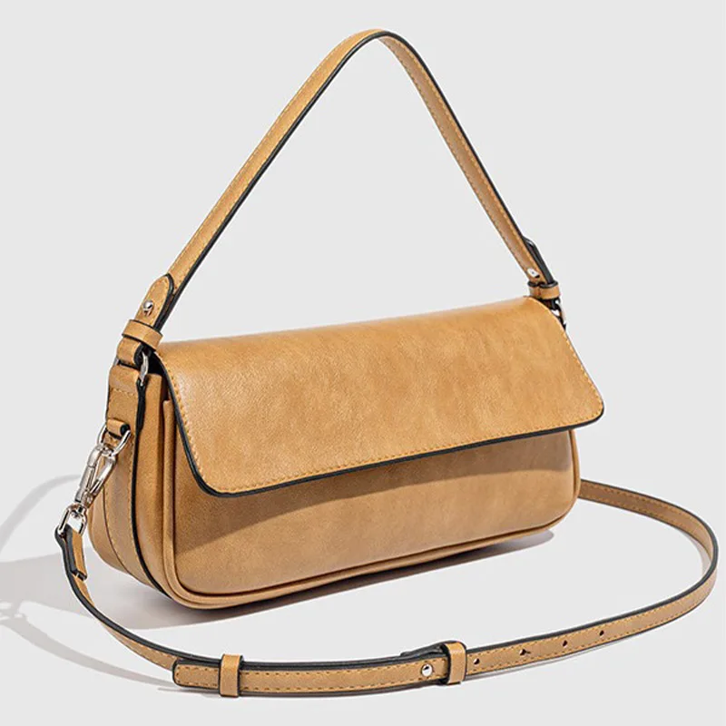 حقيبة يد نسائية صيفية جديدة مصنوعة من مادة البولي يوريثان حقيبة يد فاخرة بسيطة على طراز الشارع حقيبة مربعة صغيرة حقيبة الإبط مطابقة يوميًا #2