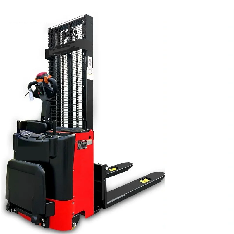Customized Electric Pallet Stacker Uni-Silent 1000kg Capacity Forklift 3000mm Material Forks Full Electric Power Pallet Stacker