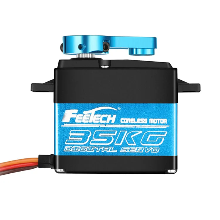 RC FI7635M 7.4V 35KG PWM Digital 180 Graus Engrenagem de Alumínio Corelss Motor Servo para AGV Robot RC Modol