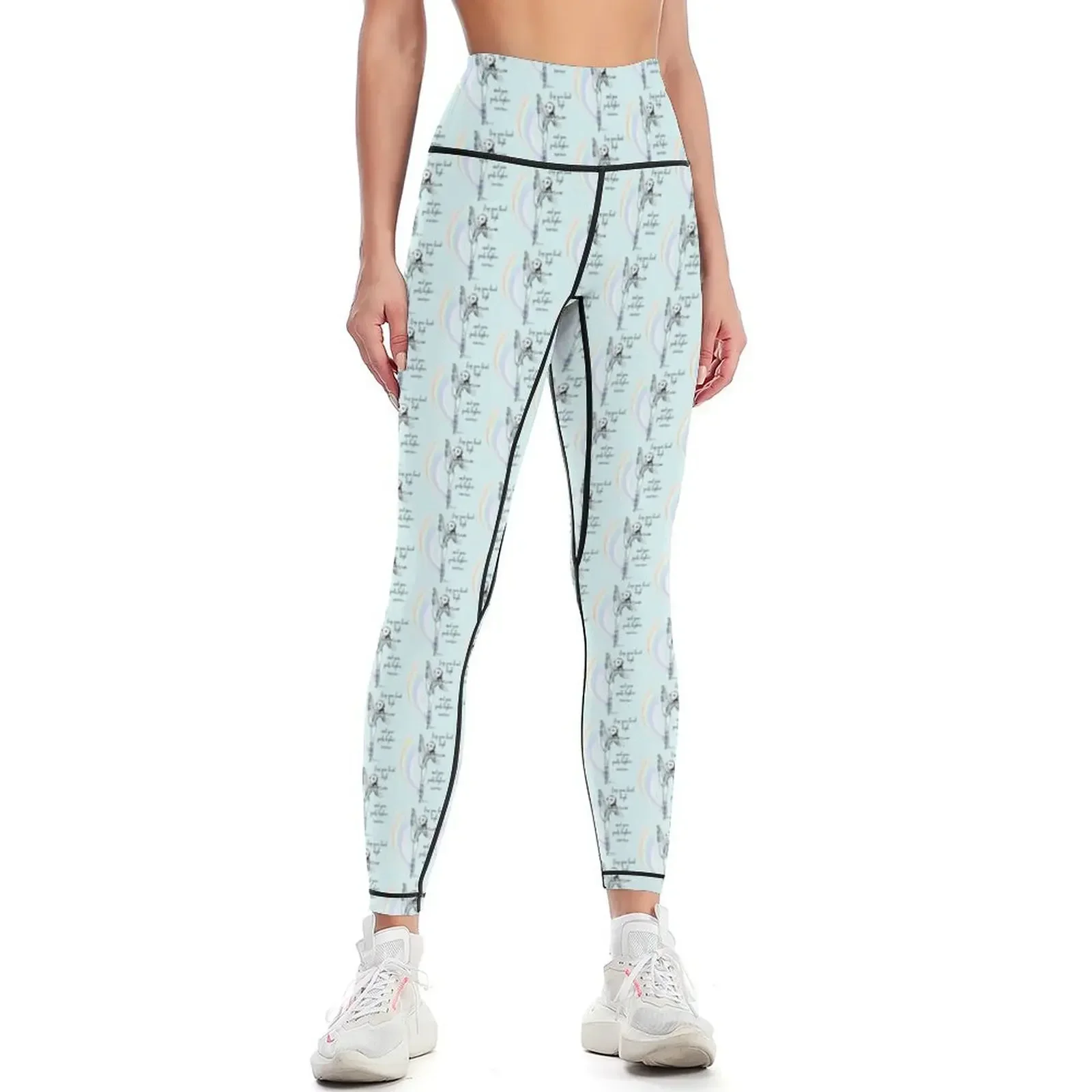 Keep your head high and your goals higher! Leggings gym wear Fitness's gym clothes Sportswear woman gym Womens Leggings