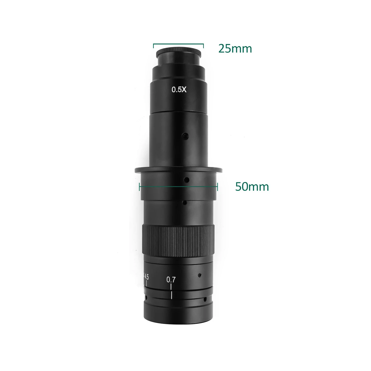 Einstellbare Vergrößerung 130X 150X 180X 42/50mm Mikroskop Objektiv Zoom C Mount Objektiv Für HDMI VGA USB digitale Mikroskop Kamera – Detail 2