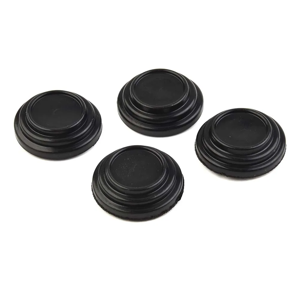 Shock Stickers 4 Pack Car Door Shock Stickers Black Silicone Silent Buffer Pads for Soundproofing and Protection