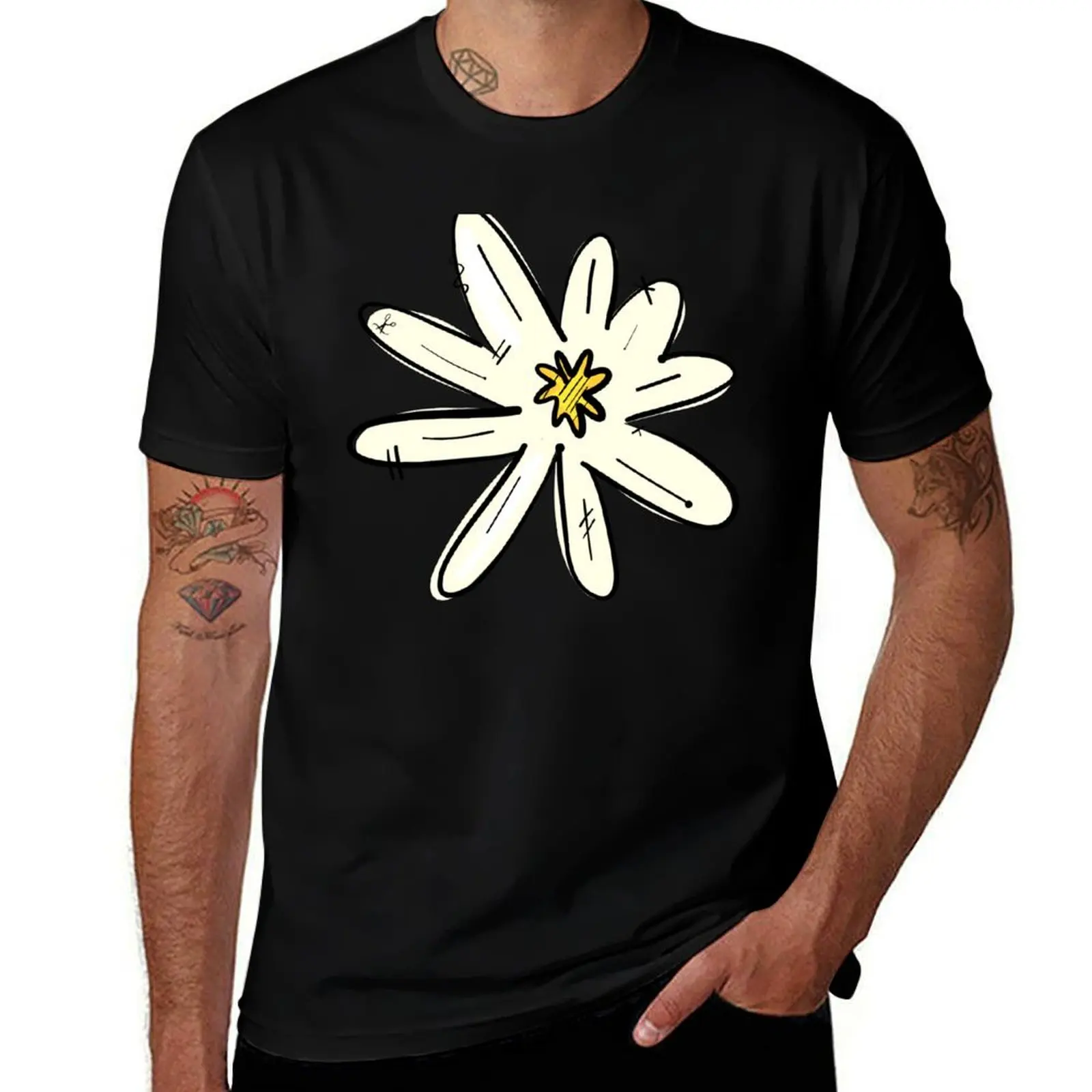 

My Daisy T-Shirt man clothes kawaii clothes Luxury man shirts graphic black t shirts for men
