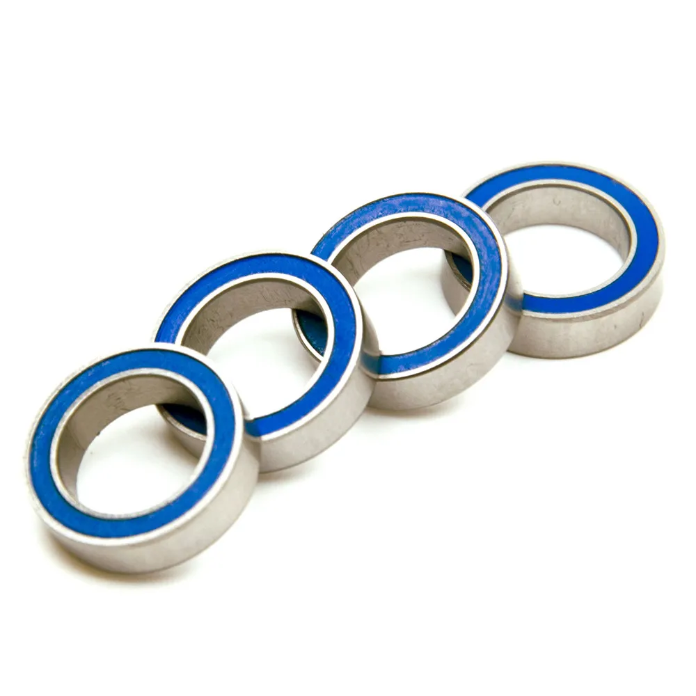 AXSPEED 4Pcs Blue Rubber Sealing Mount Ball Bearings 8×12×3.5mm 8×16×5mm 4×8×3mm For RC Model Car HSP Upgrade Parts