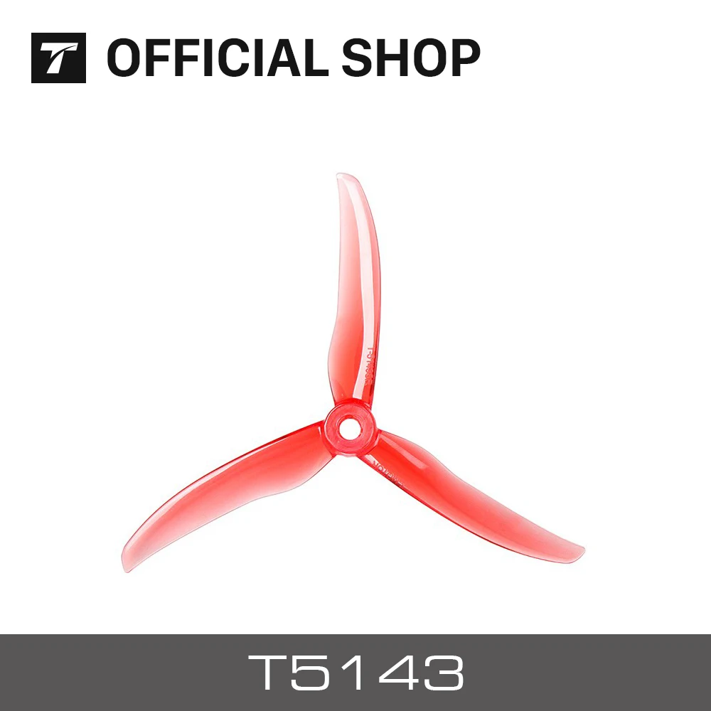 T-MOTOR T5143S FPV props 4 stks/zak 3 Blade PC Propeller CW CCW propeller prop Voor match F40 II, F60 II Freestyle Frame