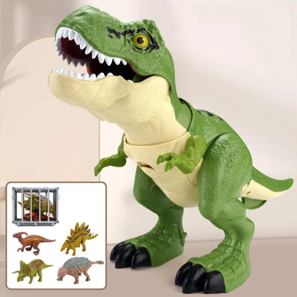 

Пластиковая большая модель динозавра Тираннозавра Рекса с подвижным хвостом, имитация животного из Юрского периода, с подвижными суставами, для мальчиков