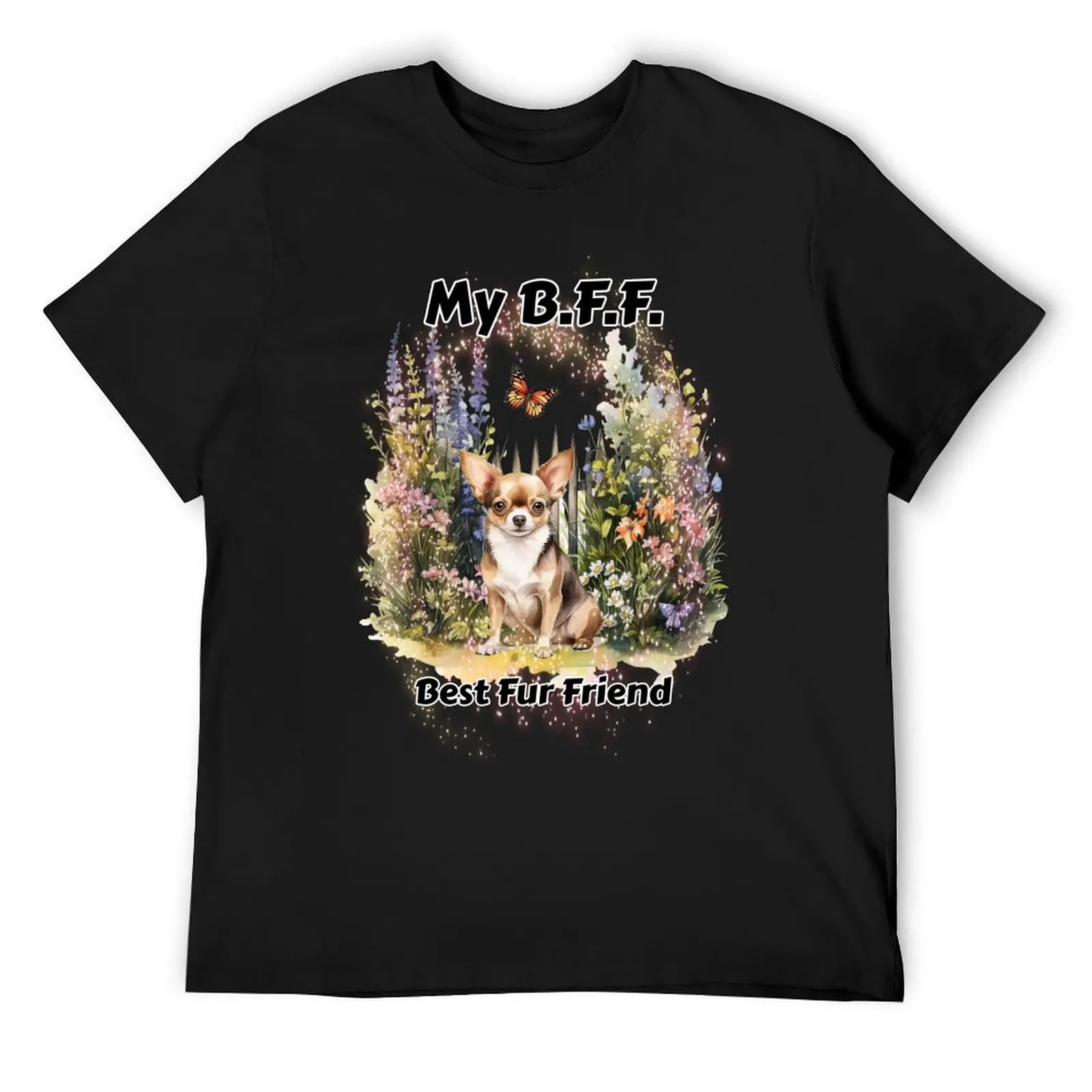 

Dog - B.F.F. Chihuahua T-Shirt custom t shirt sports fans graphic t shirt vintage mens tall t shirts