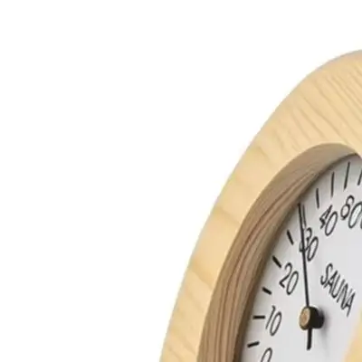 Compact Thermohygrometer for Saunas Featuring Easy-to-Read Display and Stable Performance Under High Temperature Conditions