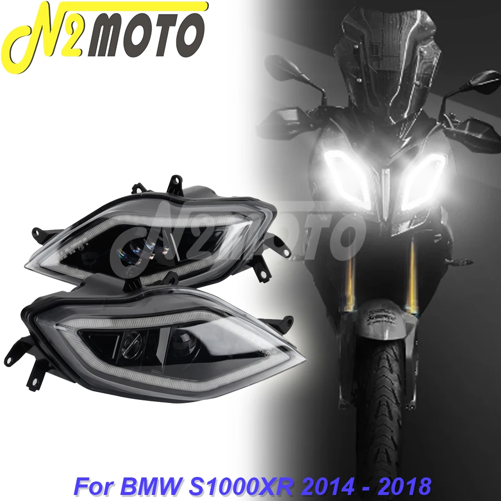 

For BMW S1000XR S 1000 XR S1000 XR 2014-2018 Motorcycles LED Light Headlight Assembly E4 DRL Front Running Headlamp Replacement