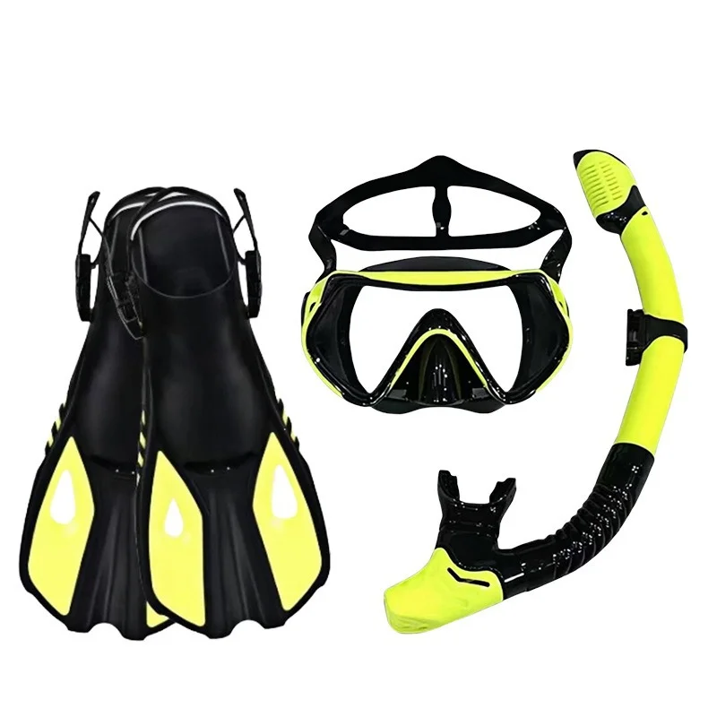 

Swimming Flippers Diving Fins Snorkeling Goggles Dive Snorkel Equipment Scuba Diving Swimming Fins Set Adult Flippers Underwater