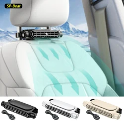 Car Seat Fan Backseat Cooling Fan 3 Speeds Adiustable Wind Speeds Cooling Too with independent Switch for Mini Cars Rvs Sedans