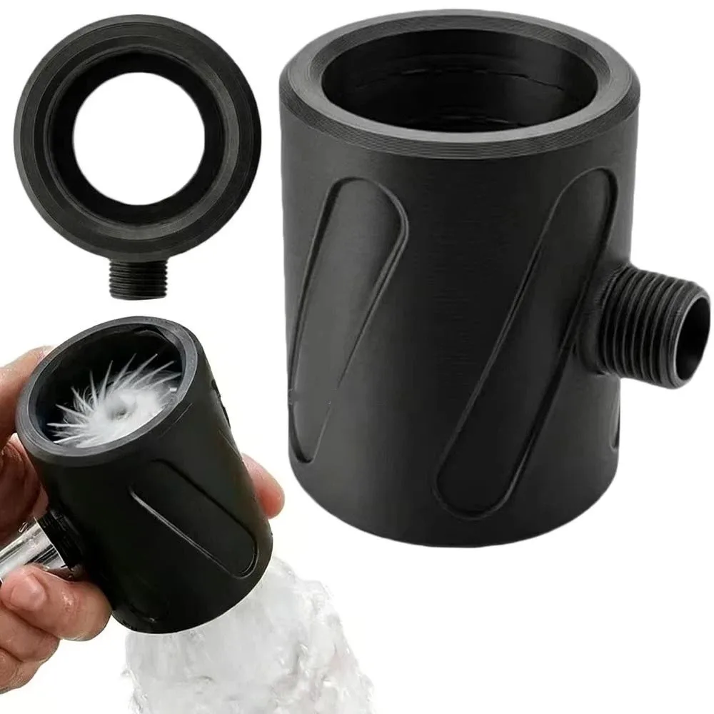 2-in-1 Design Handheld Shower Head Spiral Nozzle Powerful Massage High Pressure Shower Head Water Saving Easy Installation