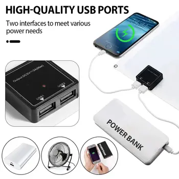 SOECOPO 1200W Přenosná sada solárních panelů 2*600W (12V - 18V) Solární panely Zdarma 100A Regulátor USB 5V pro nabíjení kempingových zařízení 10 nejlepší prodej RS580 18V - №7