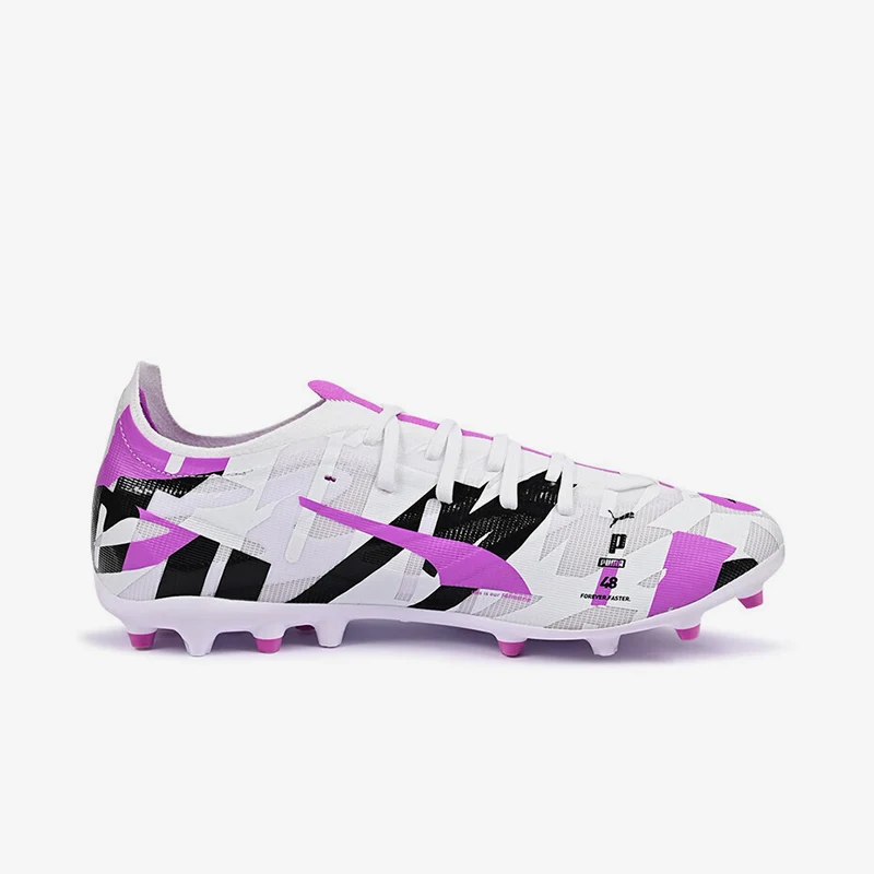 Puma genuine ULTRA 5 MATCH Men's and Women's Anti-Slip Wear-Resistant Soccer Shoes 108791-01 view 2