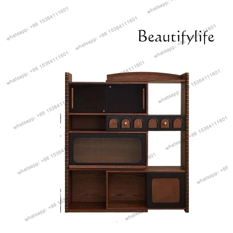 

Nordic Display Living Room Cabinets Rustic Brown Narrow Storage Living Room Cabinets Wooden Armoire De Rangement Furniture Home