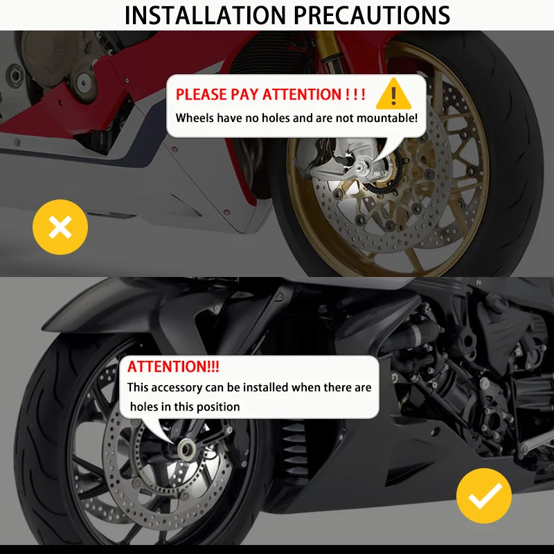 s1000rr Motorcycle Front Rear Wheel Axle Fork Slider Anti Crash Falling Protector Pad For S1000R S1000RR S1000XR S1000 R RR XR
