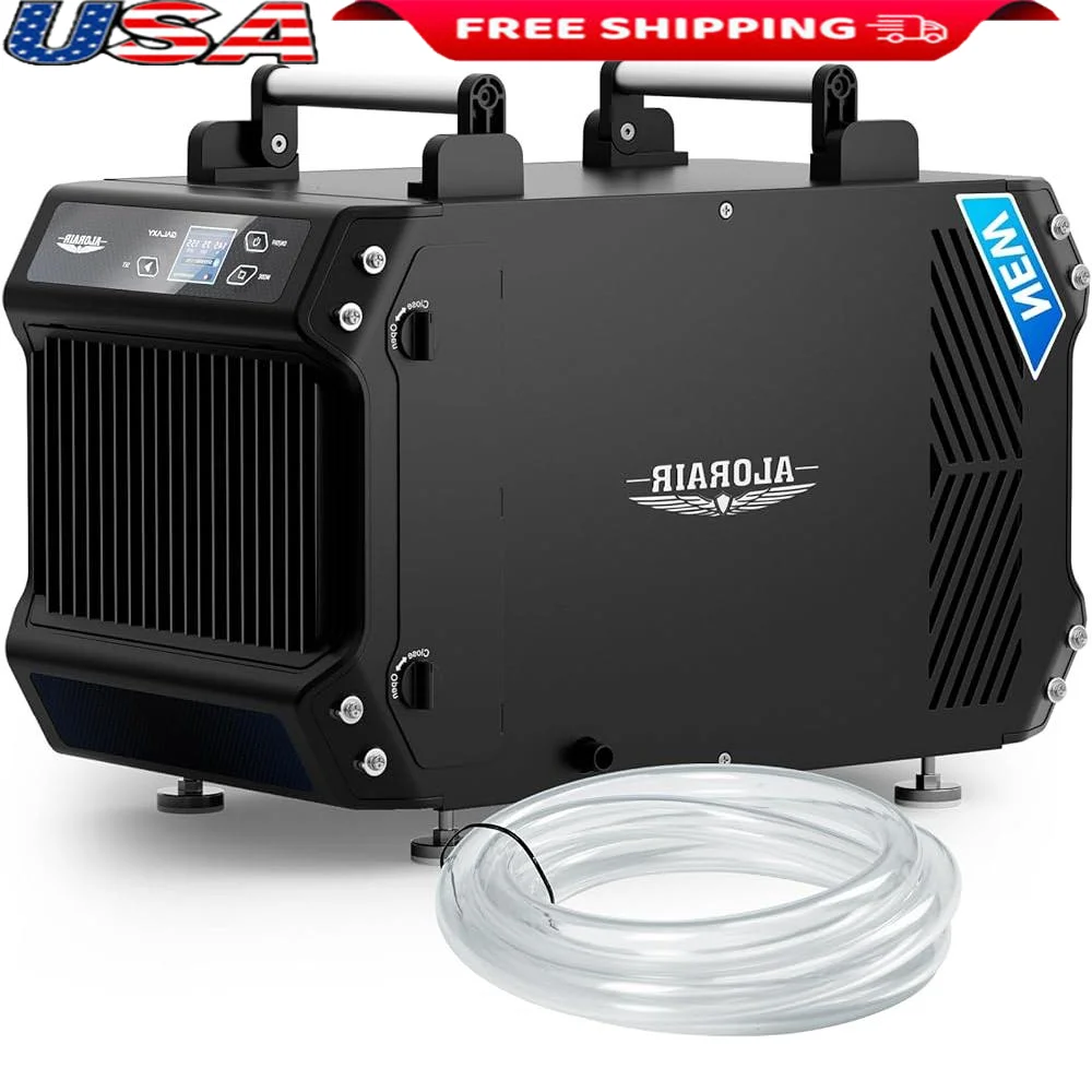 

Коммерческий осушитель Energy Star, 145 пинтов, автоматическое размораживание, ползание, подвал, гараж, большая комната, эффективное удаление влаги, 1800