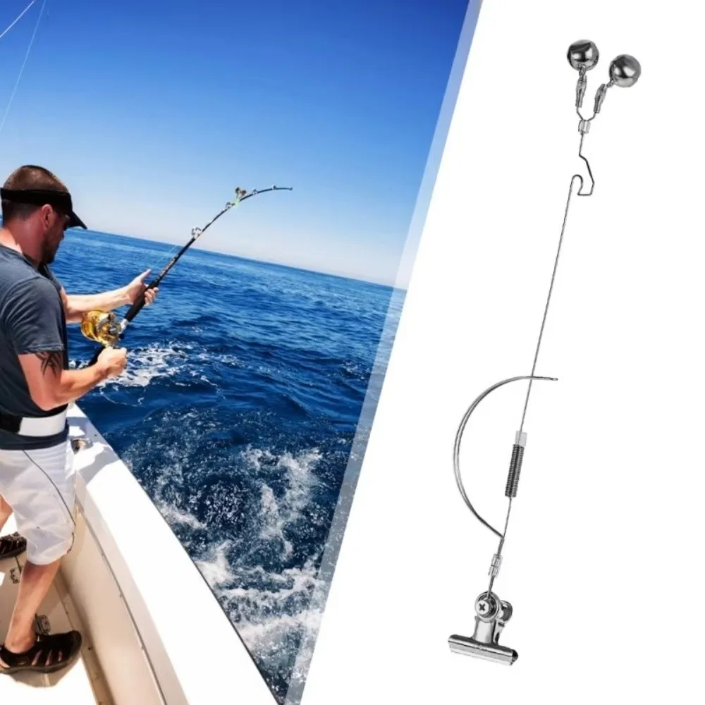 

2pcs Bite Bait Adjustable Twin Bells Ring Anti-corrosion Stainless Steel Bite Alarm Fishing Bell Fishing