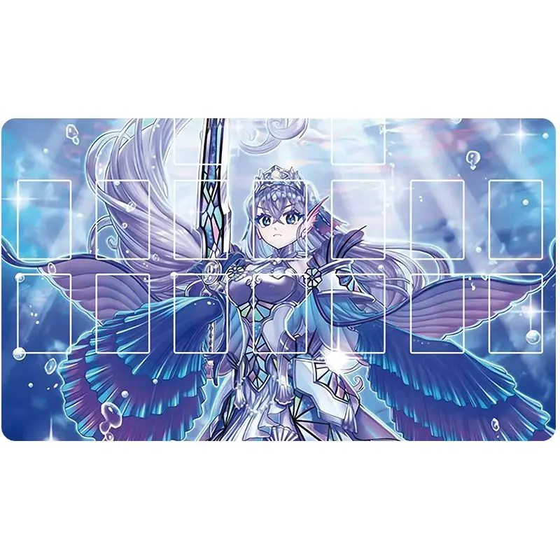 Diy Yu-Gi-Oh! Rubber Single-Player Playmat Egyptian God Exodia Yugi Muto Blue-Eyes White Dragon Cartoon Battle Pad Card Pad