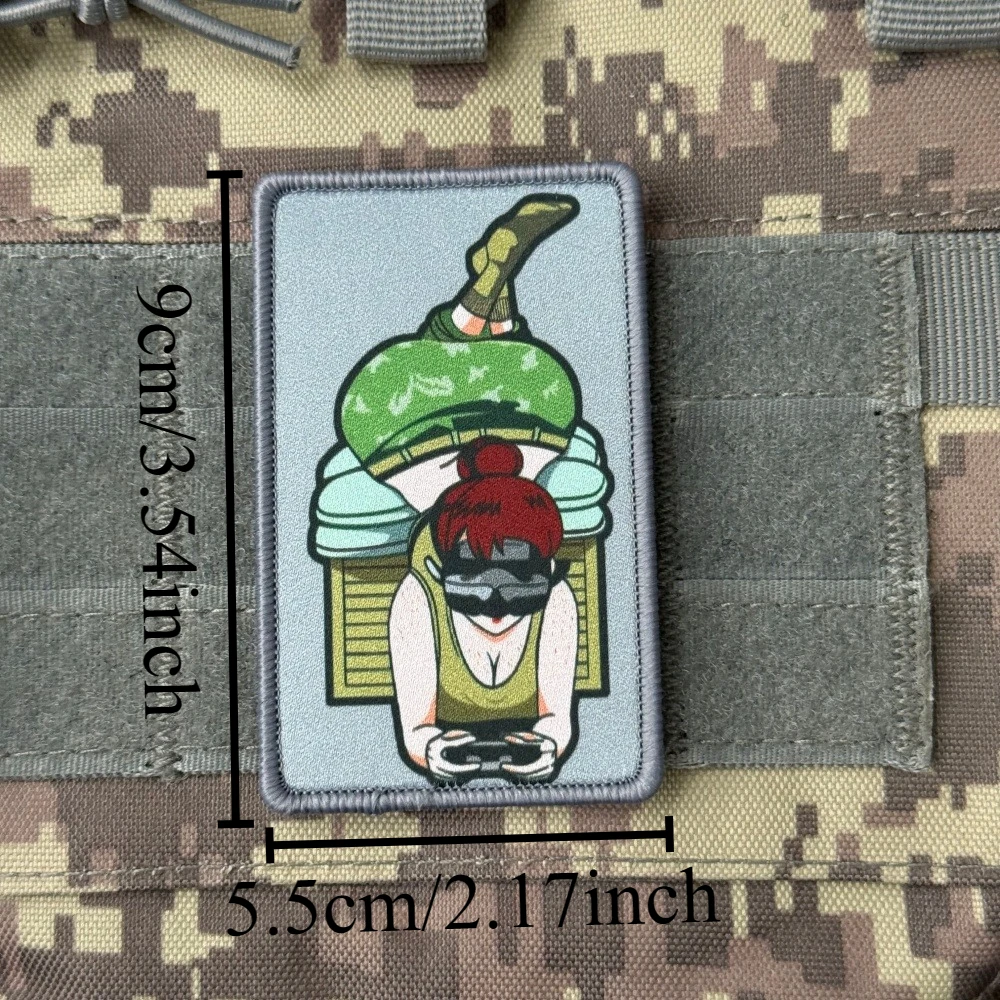 Parche táctico bordado con gancho y bucle para airsoft - imagen 5