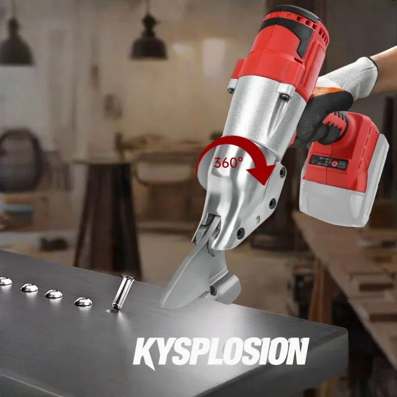 

Brushless Cordless Metal Shear 2 Variable Speed Electric Scissors Metal Cutting power Tools fit Milwaukee 18V Battery