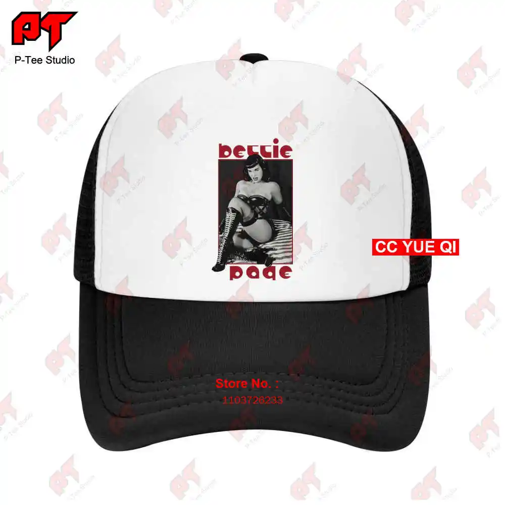 Bettie Page Baseball Caps Truck Cap YA5K